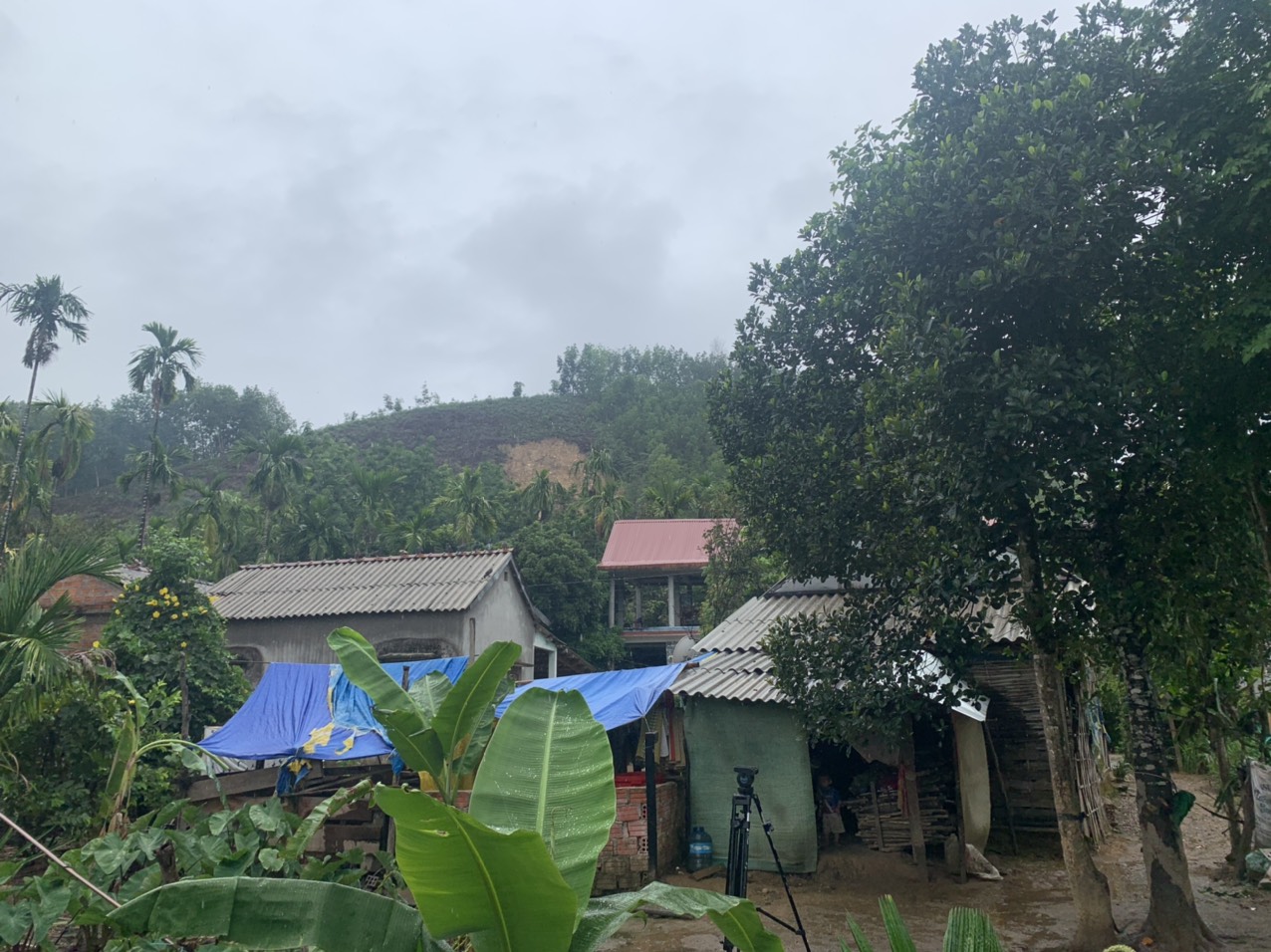 Sạt lở núi, di dời dân khẩn cấp