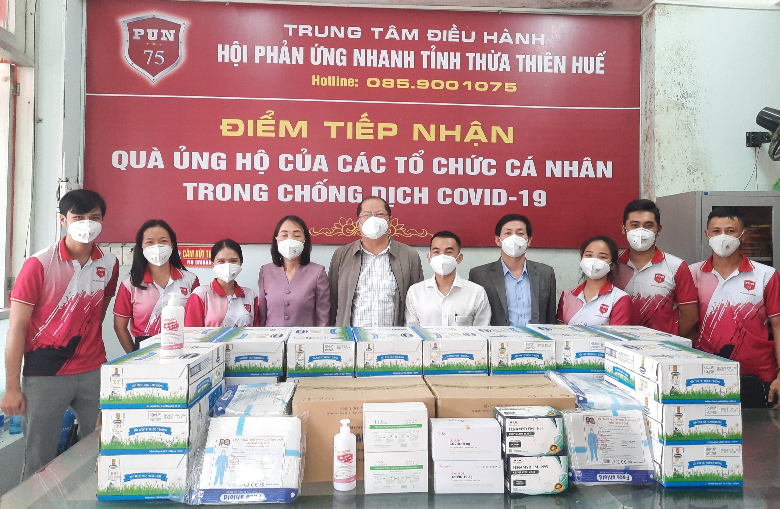 Sở Lao động, Thương binh và Xã hội thăm, tặng quà Hội Phản ứng nhanh 75