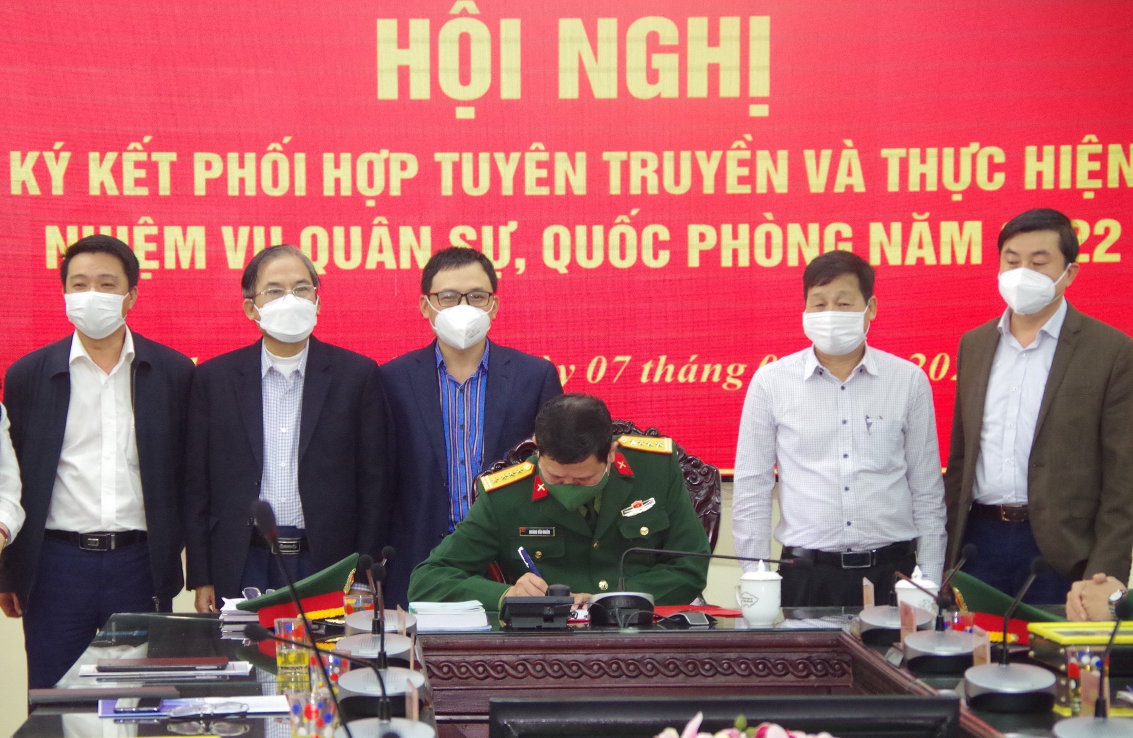 Phối hợp tuyên truyền, thực hiện nhiệm vụ quân sự - quốc phòng năm 2022