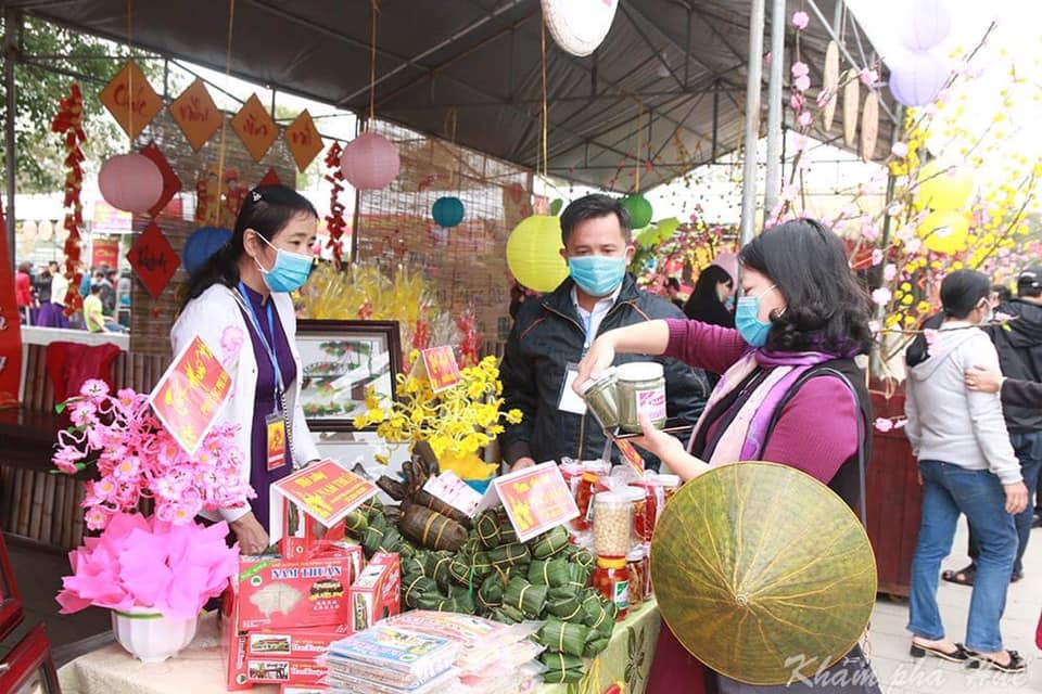 Product display space for Tet holiday