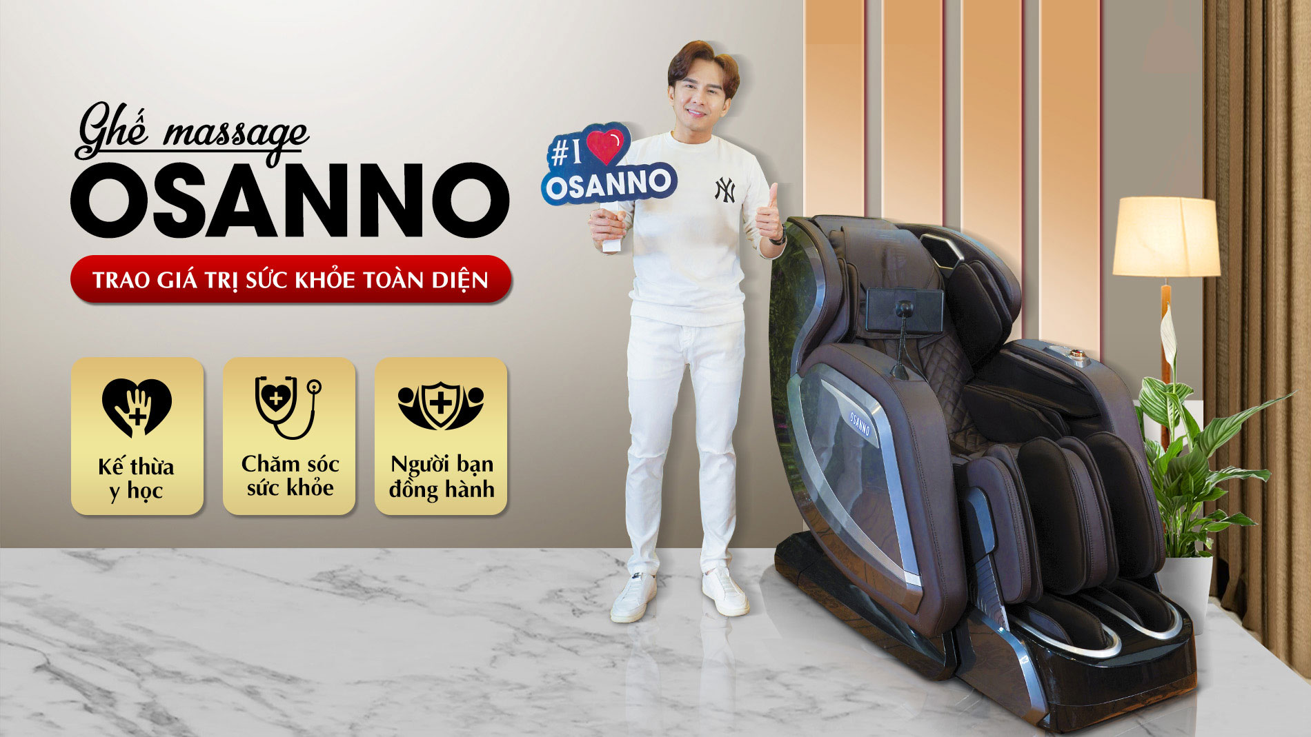 Osanno khai trương cửa hàng ghế massage chi nhánh Huế - Giảm Giá 70