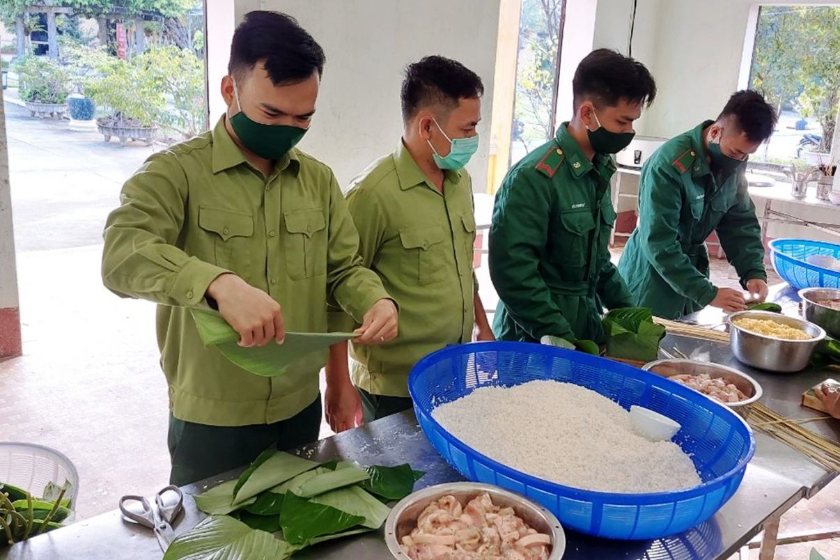 Ngày tết của người lính nơi biên thùy