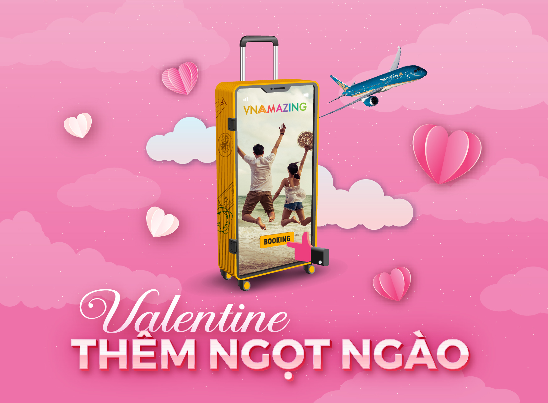 Vietnam Airlines ưu đãi giảm giá dịp lễ Tình nhân