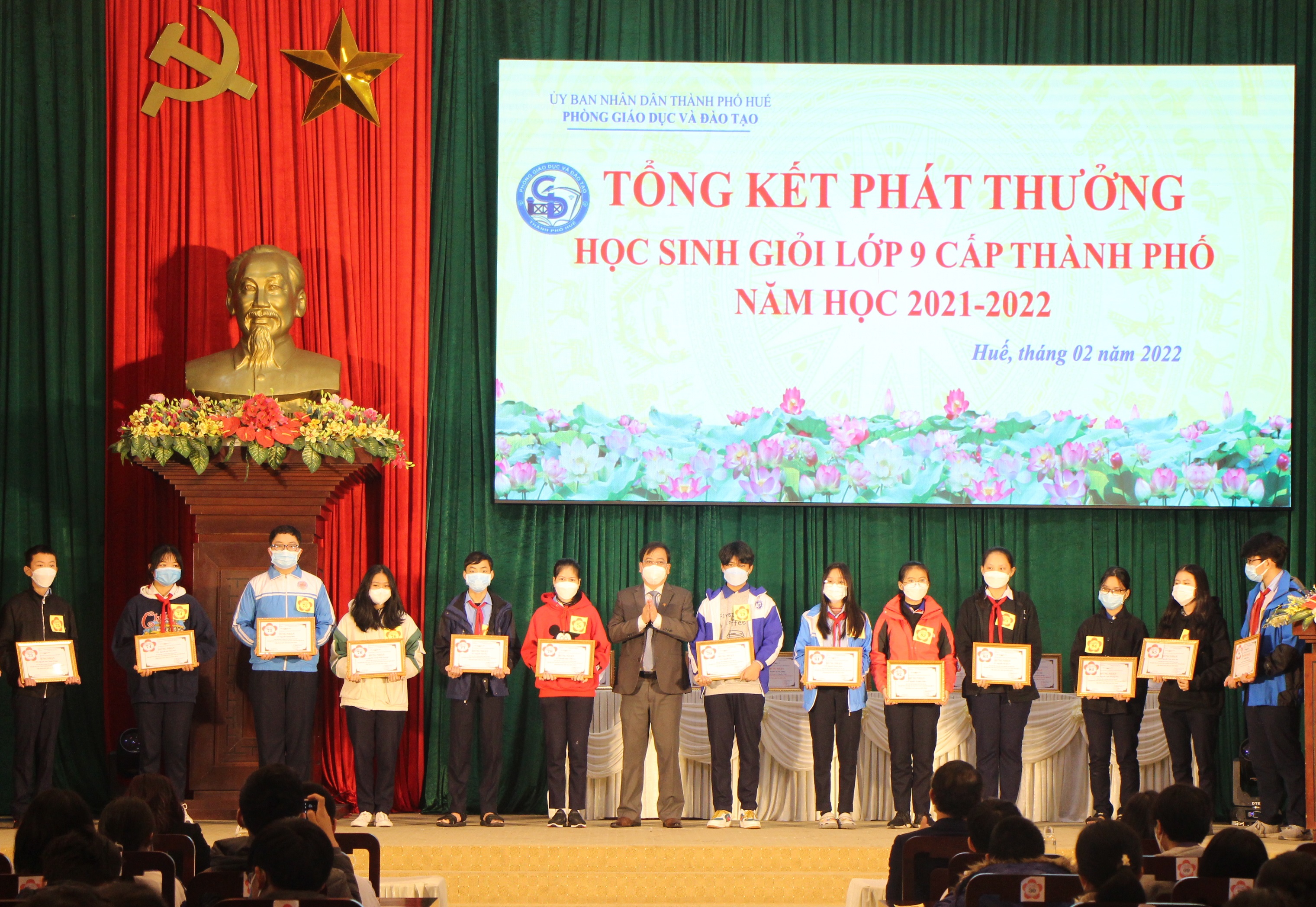 Tổng kết phát thưởng học sinh giỏi lớp 9 cấp thành phố