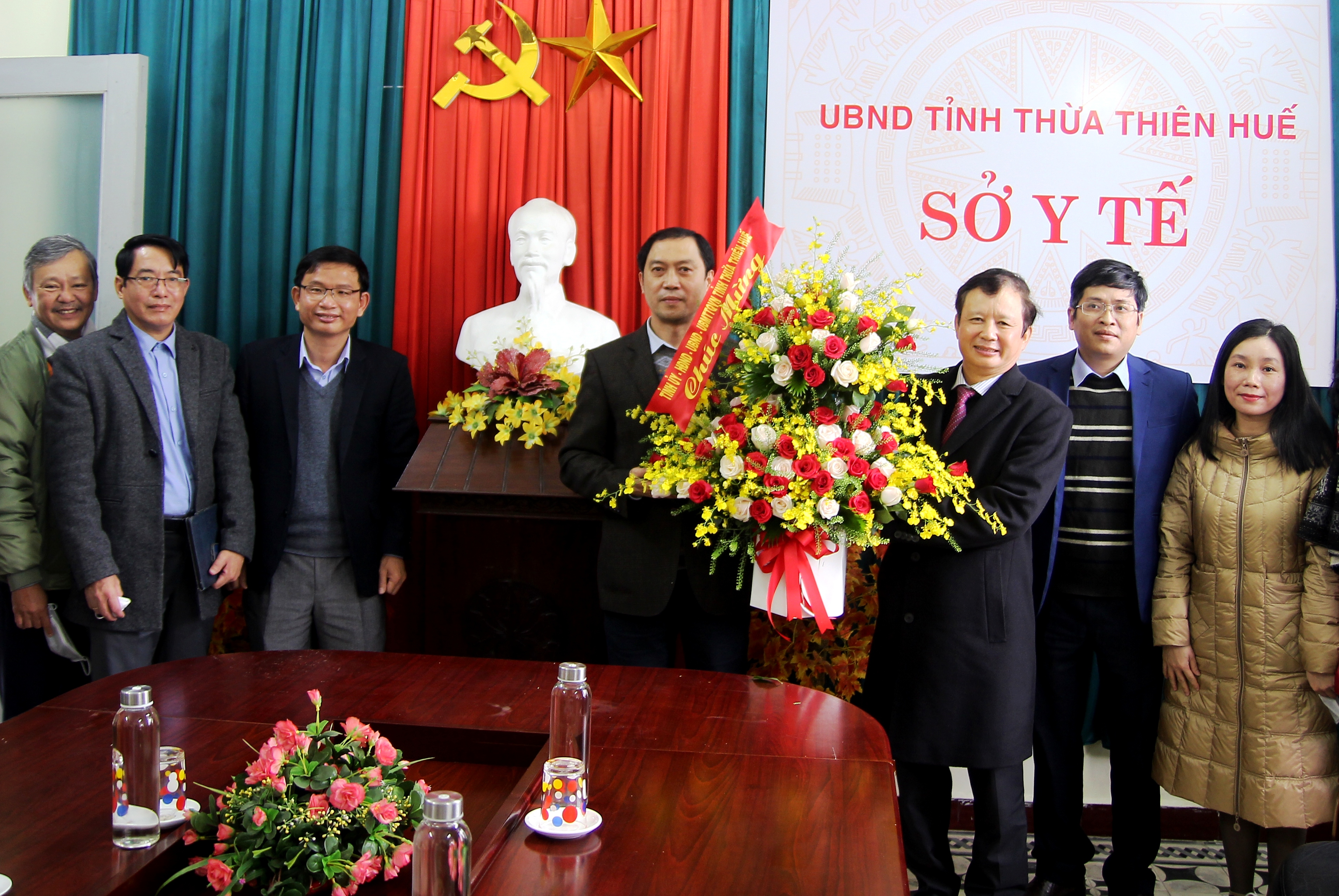 Bí thư Tỉnh ủy tỉnh Lê Trường Lưu động viên, chúc mừng Sở Y tế nhân Ngày Thầy thuốc Việt Nam