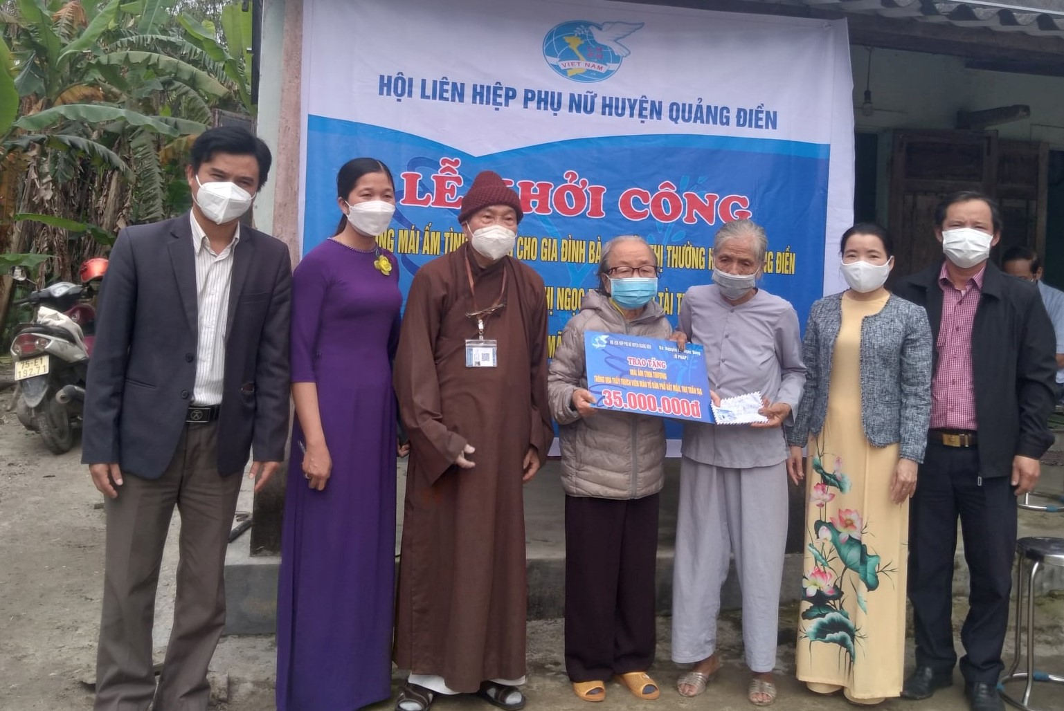 Khởi công mái ấm tình thương cho phụ nữ nghèo