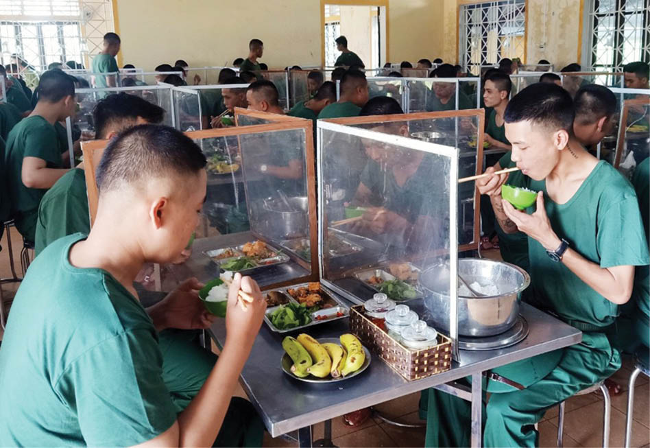 Đảm bảo chất lượng bữa ăn trong quân ngũ