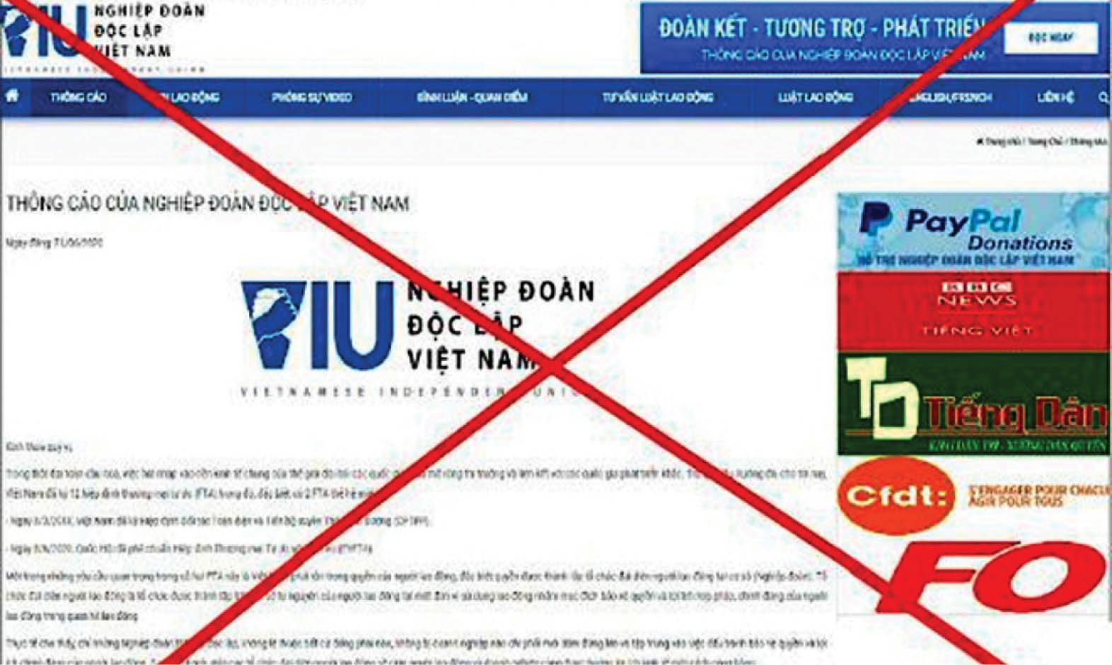 Chiêu trò của các thế lực thù địch