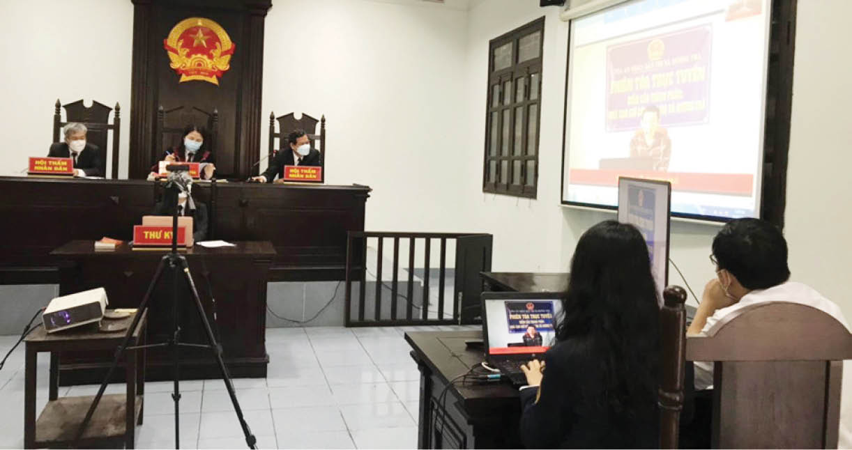 Thúc đẩy phiên tòa trực tuyến