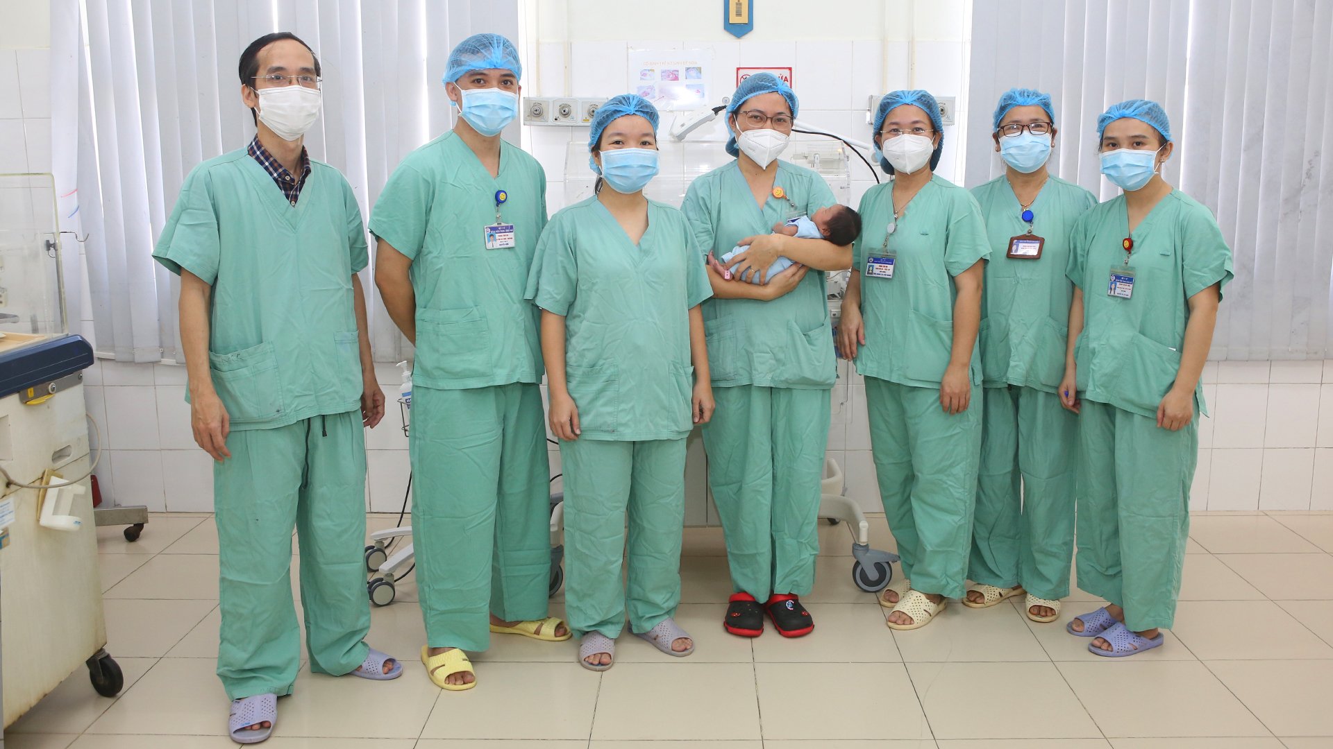 Cứu sống trẻ sơ sinh bị dị tật tĩnh mạch não hiếm gặp