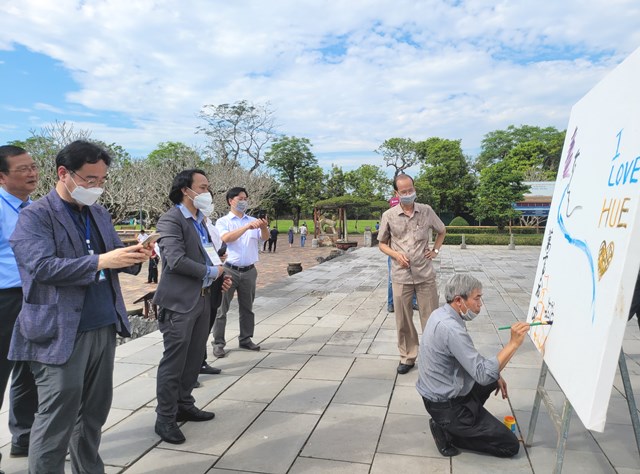 65 giảng viên, sinh viên tham gia trại sáng tác “Mỹ thuật và Di sản”