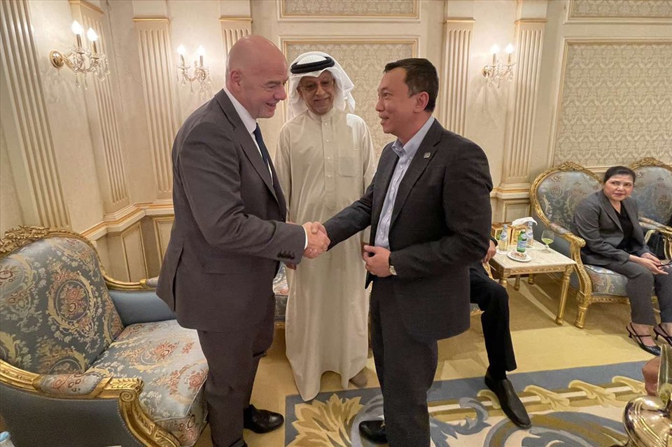 Chủ tịch FIFA đánh giá cao những thành tích của bóng đá Việt Nam