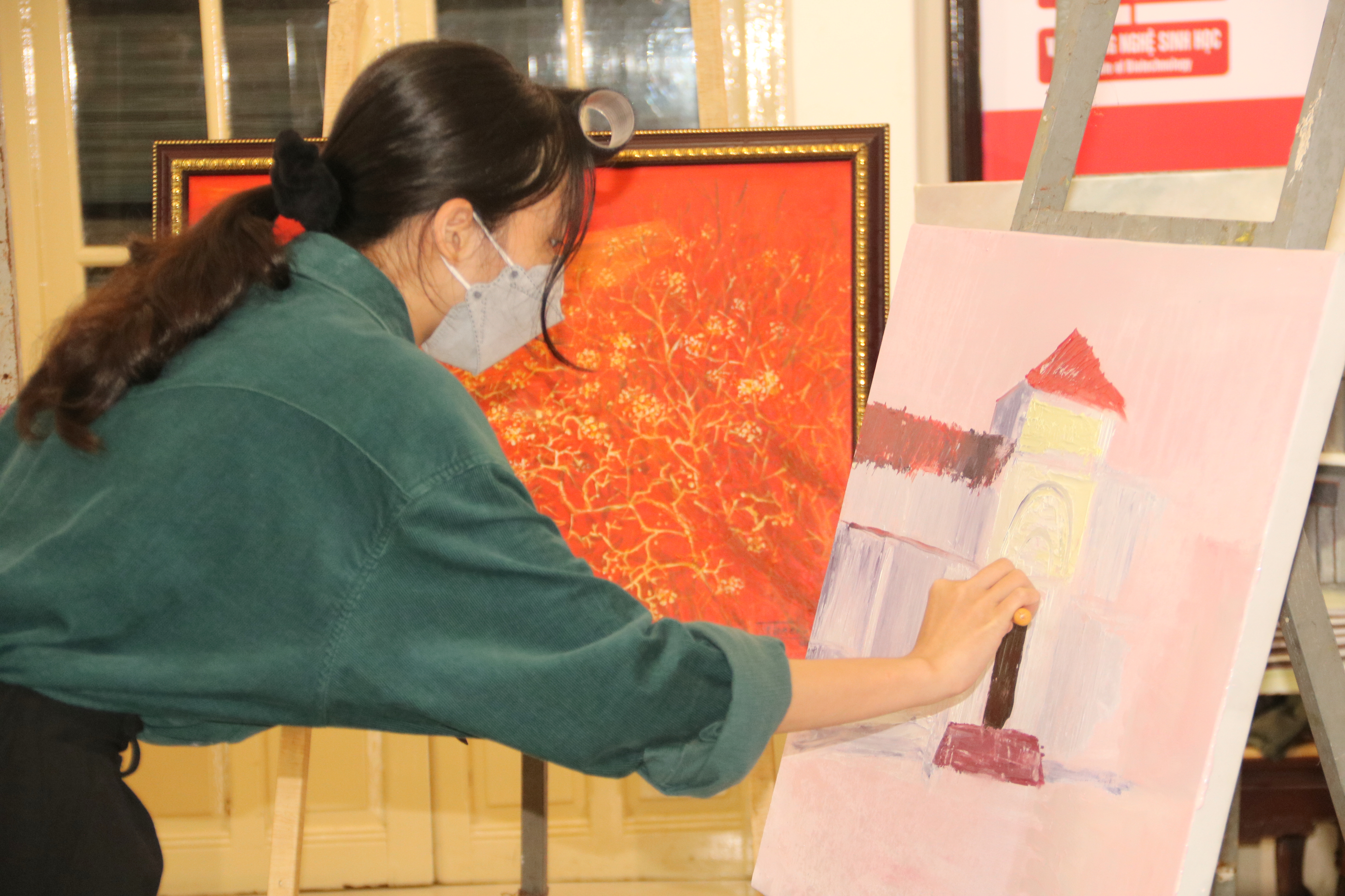 Sáng tác mỹ thuật về chủ đề “Đại học Huế - Ngôi nhà chung”