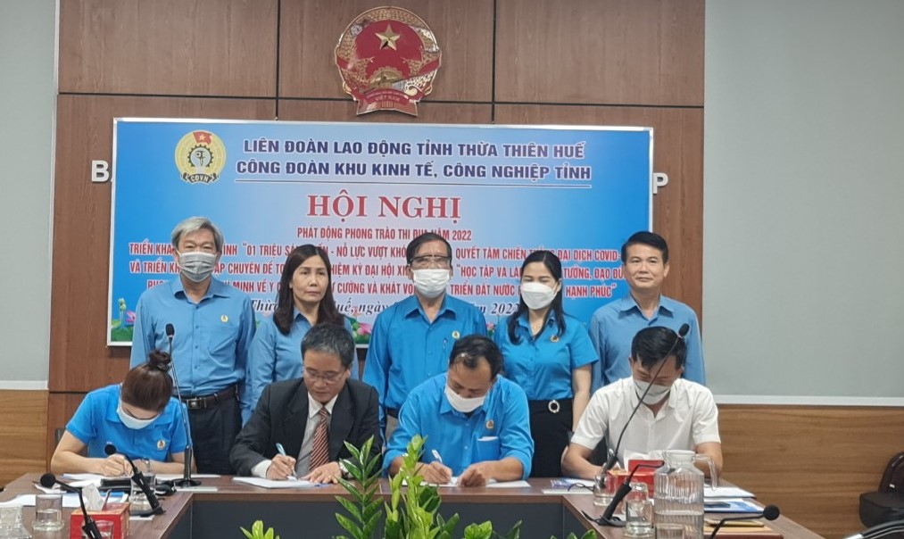 Thi đua sáng kiến nỗ lực vượt khó trong đoàn viên và người lao động