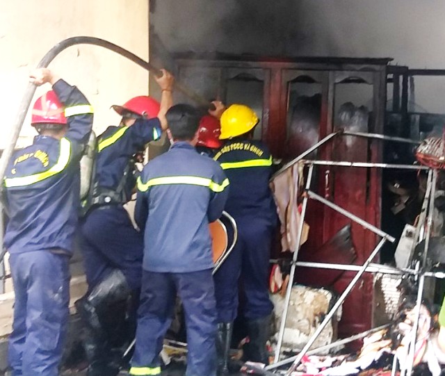 Dập tắt cháy lớn tại Trường Du lịch, Đại học Huế