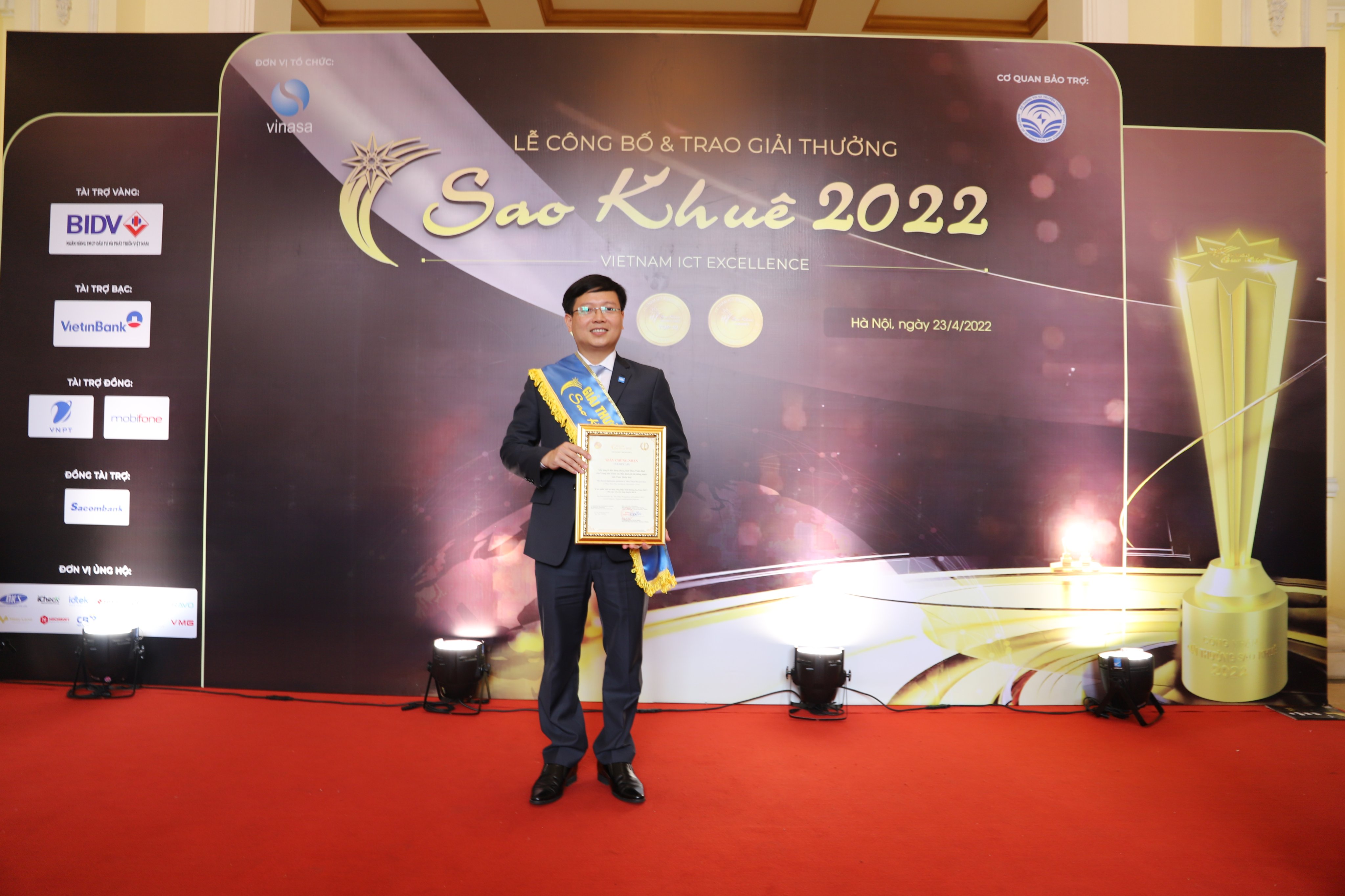 Nền tảng số hóa dùng chung của tỉnh đạt Giải thưởng Sao Khuê