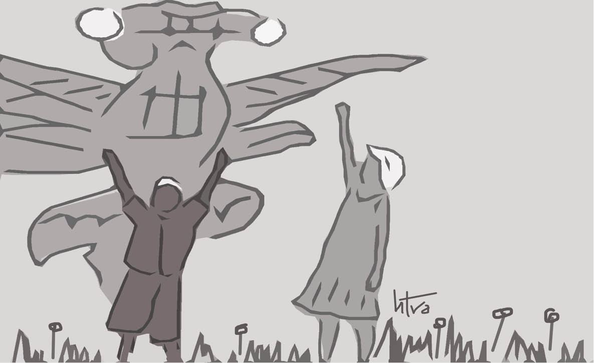 Cánh diều giữa ngọ