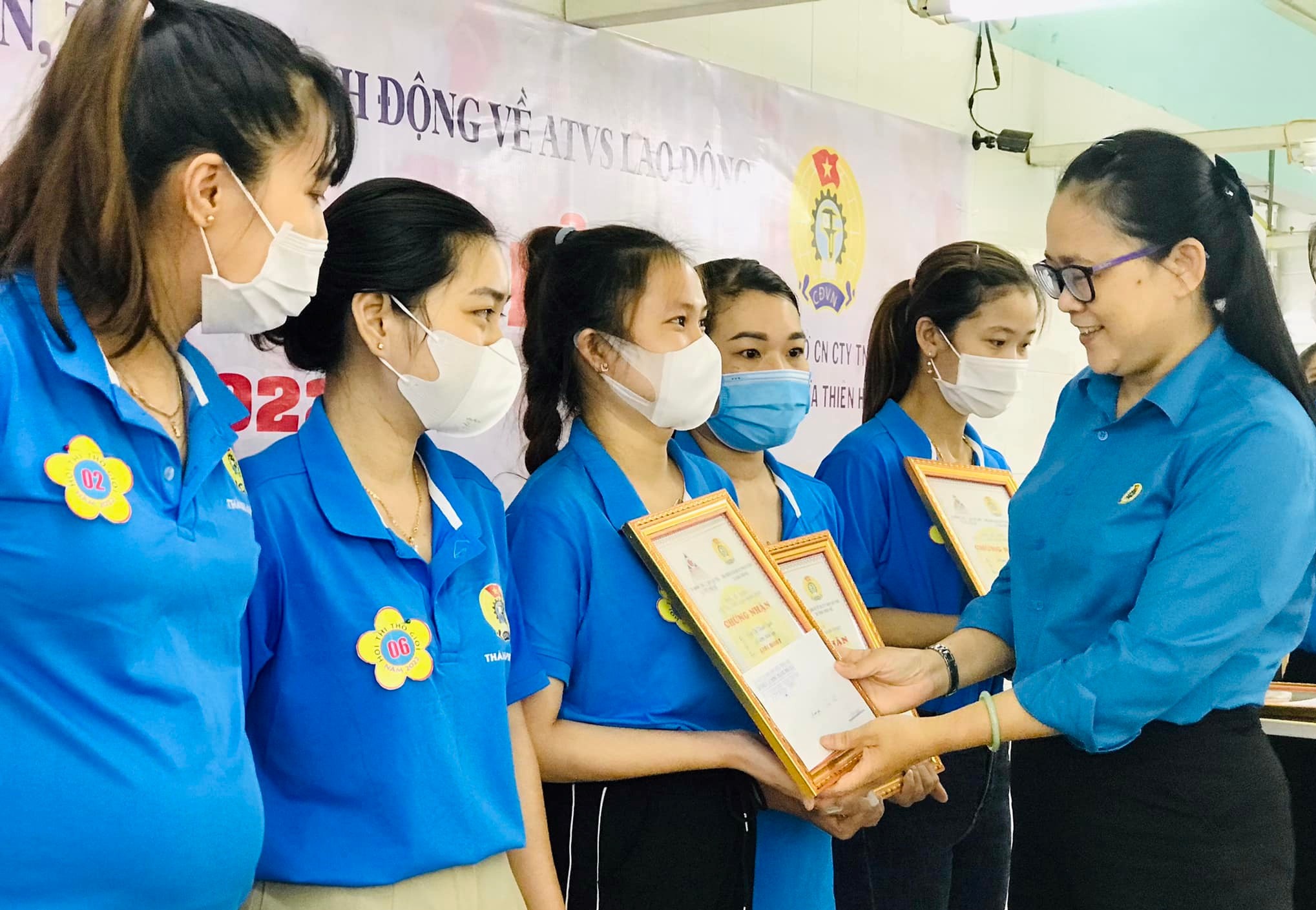 24 đoàn viên công nhân lao động tham gia hội thi “Thợ giỏi’