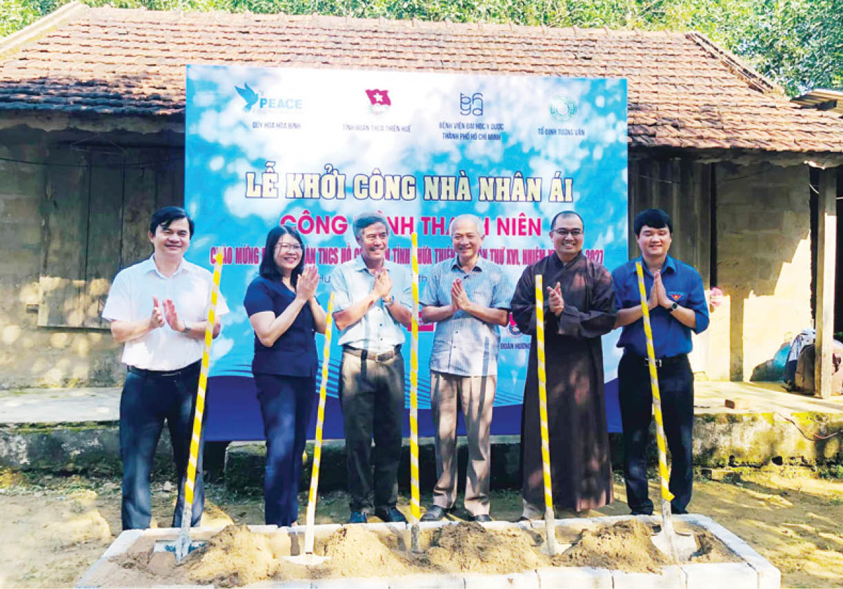 “Nhà nhân ái” của thanh niên