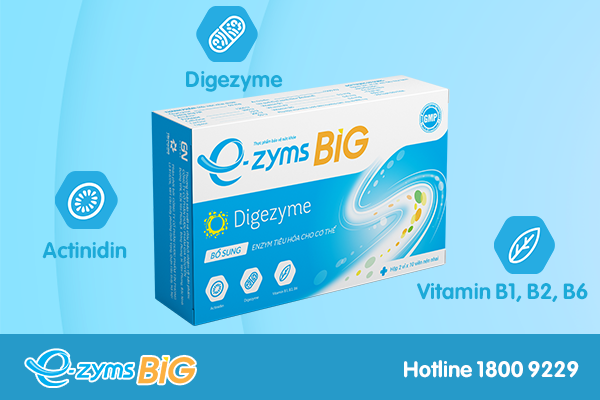 Giải pháp an toàn cho hệ tiêu hóa nhạy cảm đến từ “công thức vàng” E-zyms BIG của Dược phẩm Tín Phong