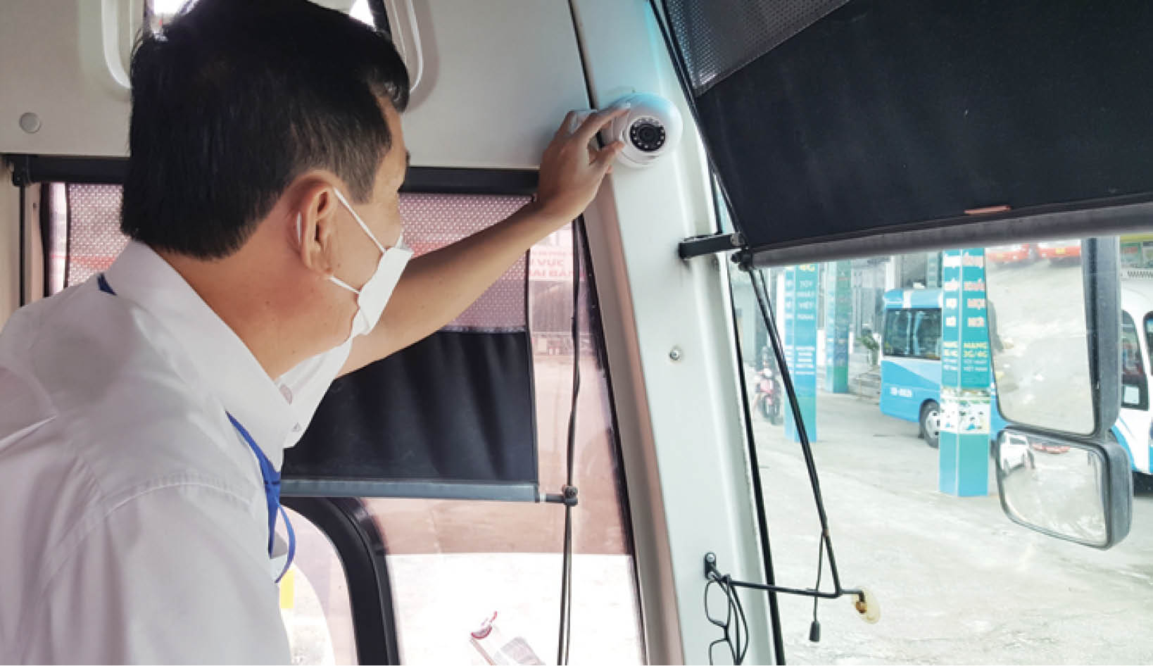 Hầu hết phương tiện đã lắp đặt camera giám sát