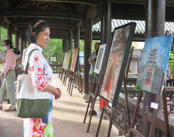 Triển lãm hơn 70 tác phẩm vẽ về di sản