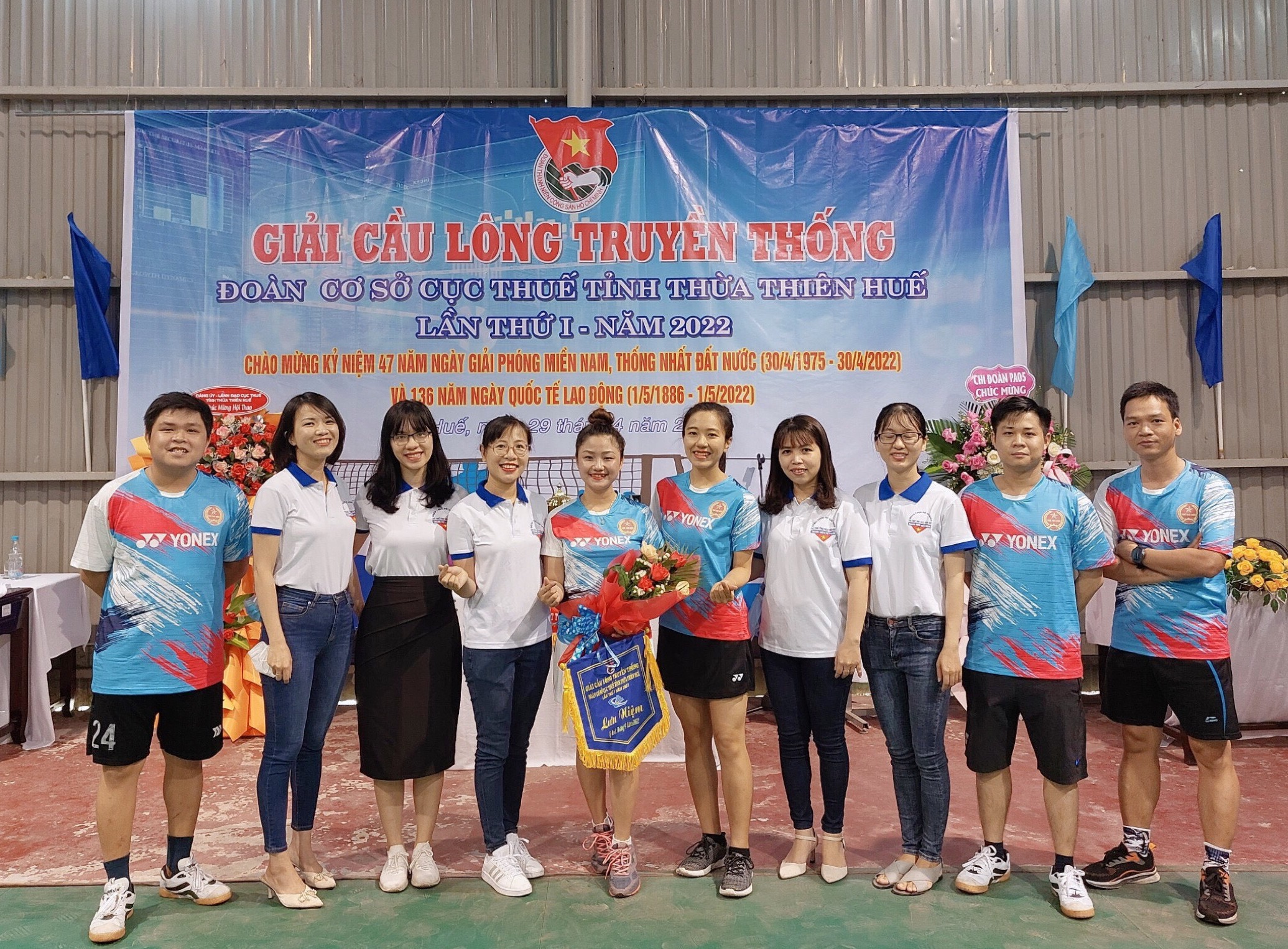 40 vận động viên tham gia giải cầu lông truyền thống Đoàn cơ sở Cục Thuế