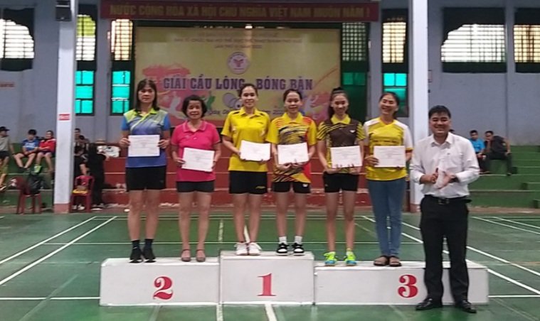 Bế mạc giải cầu lông và bóng bàn Đại hội Thể dục thể thao TP Huế