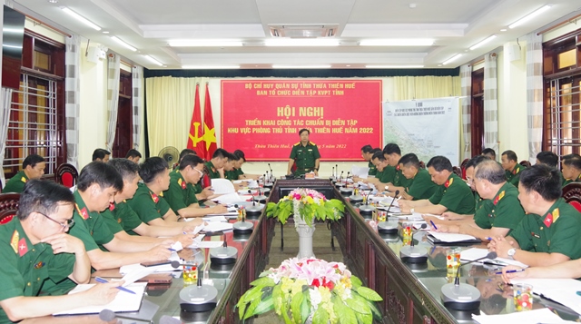 Chuẩn bị tốt cho diễn tập khu vực phòng thủ tỉnh