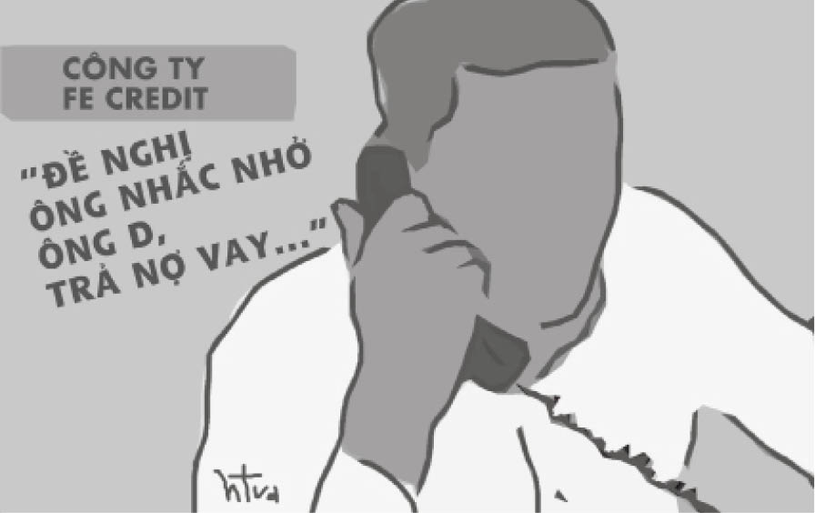 Đòi nợ kiểu… ba trợn