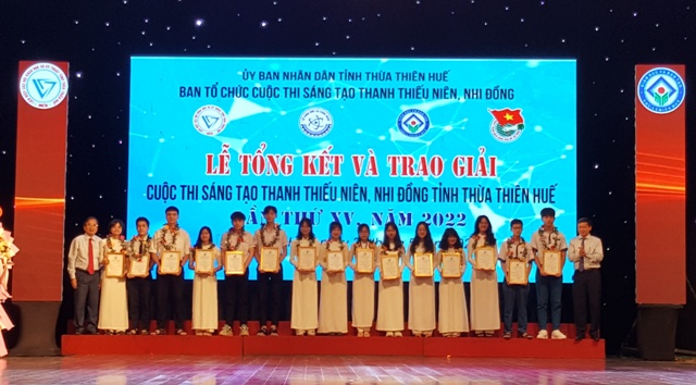 Trao giải 68 đề tài xuất sắc trong Cuộc thi sáng tạo Thanh thiếu niên, Nhi đồng lần thứ 15