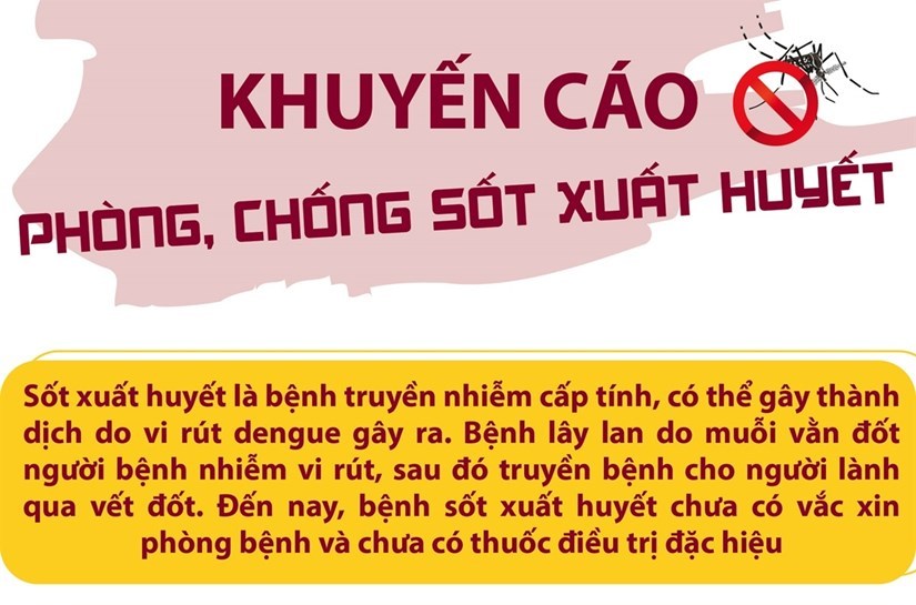 Khuyến cáo phòng, chống sốt xuất huyết