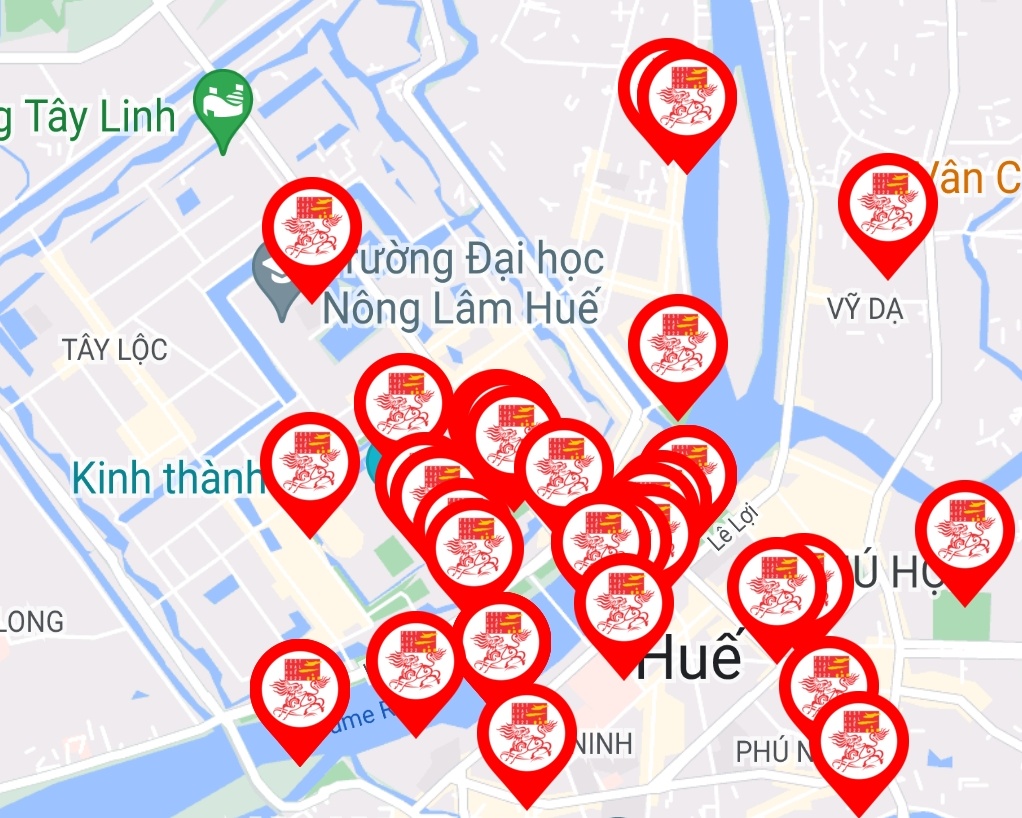 Experiencing Hue Festival 2022 with smart map