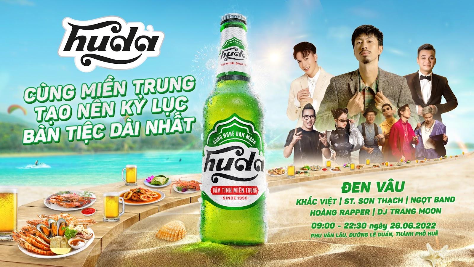 Cùng Huda và miền Trung tham gia “Bàn tiệc dài nhất châu Á” quy tụ nhiều ngôi sao nổi tiếng