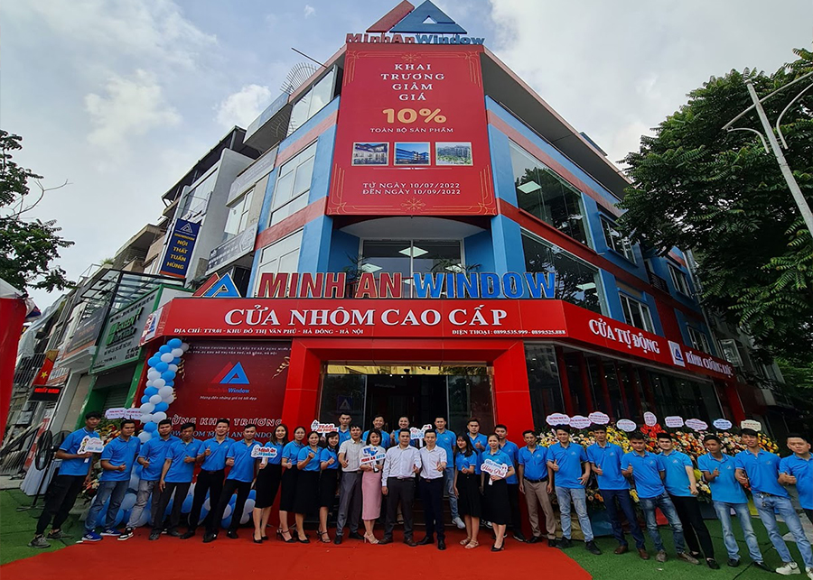 Công ty Minh An Window khai trương showroom cửa nhôm cao cấp tại Hà Nội
