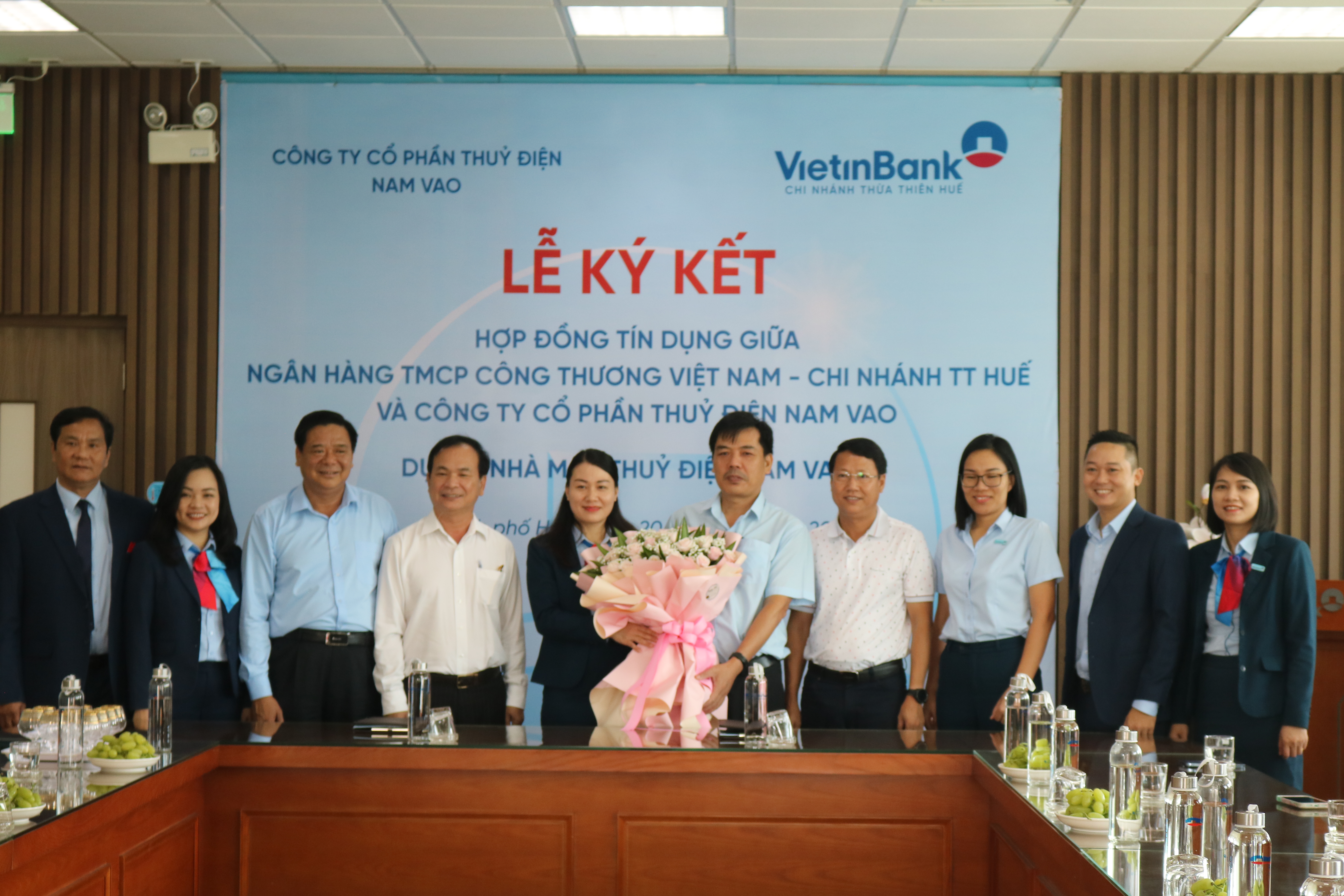 Ký kết tài trợ vốn dự án Thủy điện Nam Vao 2