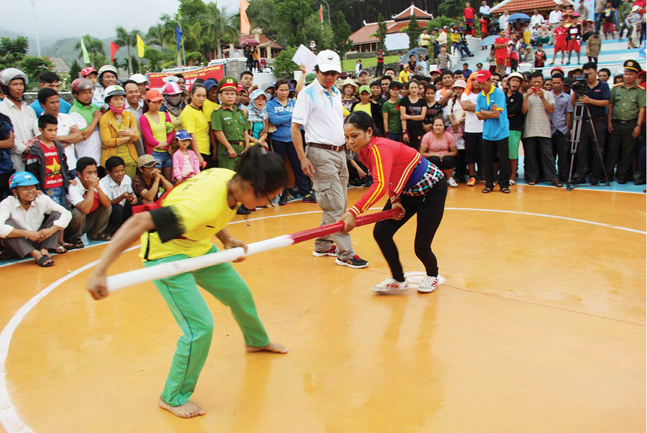 Fire for ethnic sports sustained