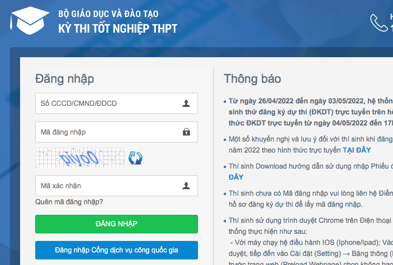 Bộ GD ĐT hướng dẫn ba cách tra cứu điểm thi tốt nghiệp THPT 2022