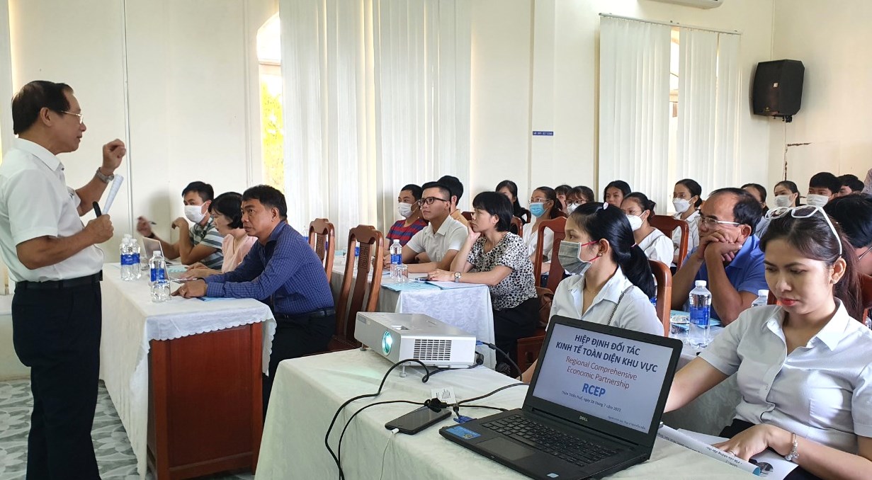 Intensive dissemination on RCEP Agreement to businesses