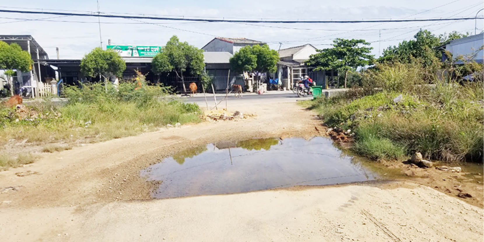 Công trình “gặp khó” khi đấu nối với Quốc lộ 49A