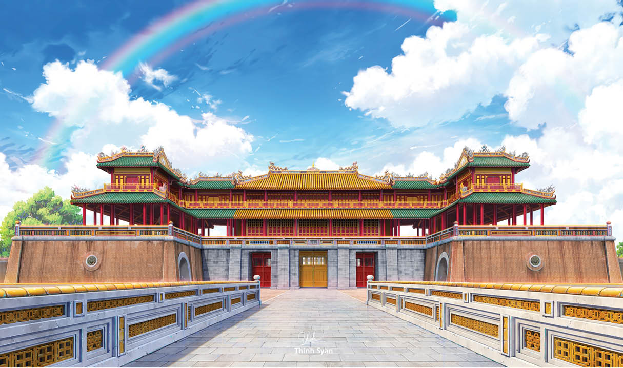 Xứ Huế lên tranh anime