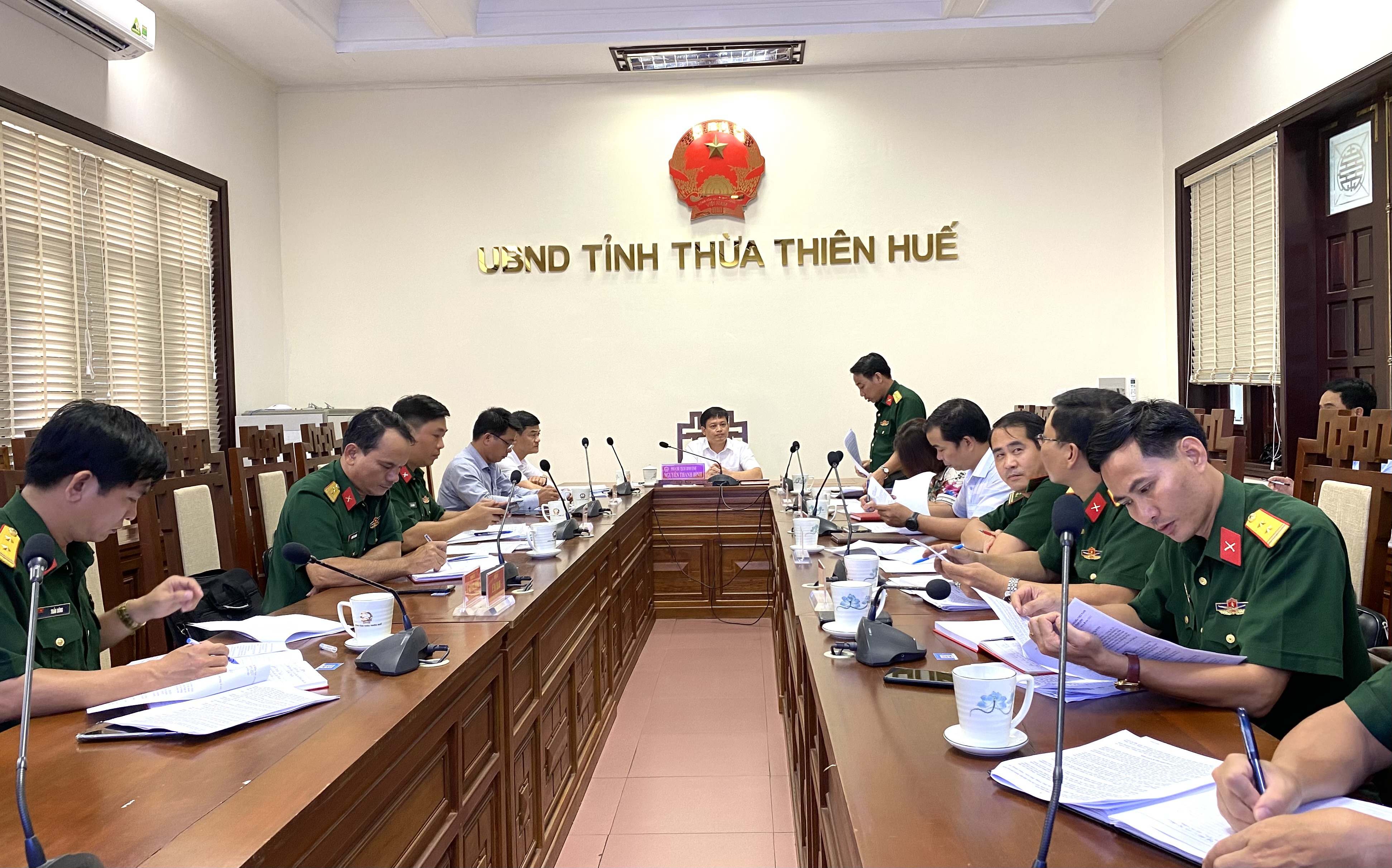 Hiệp đồng diễn tập khu vực phòng thủ tỉnh