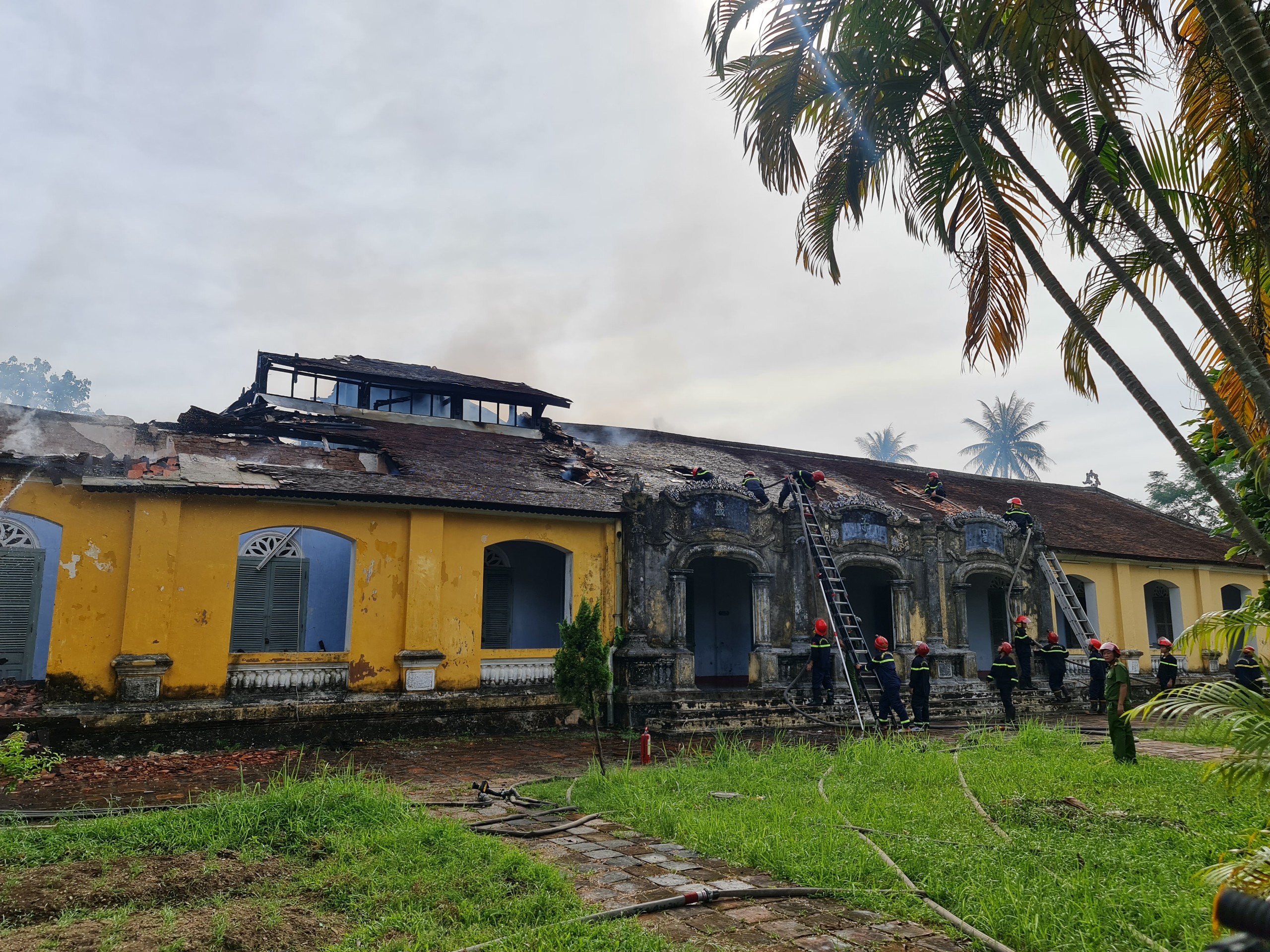 Hỏa hoạn bên trong Quốc Tử Giám