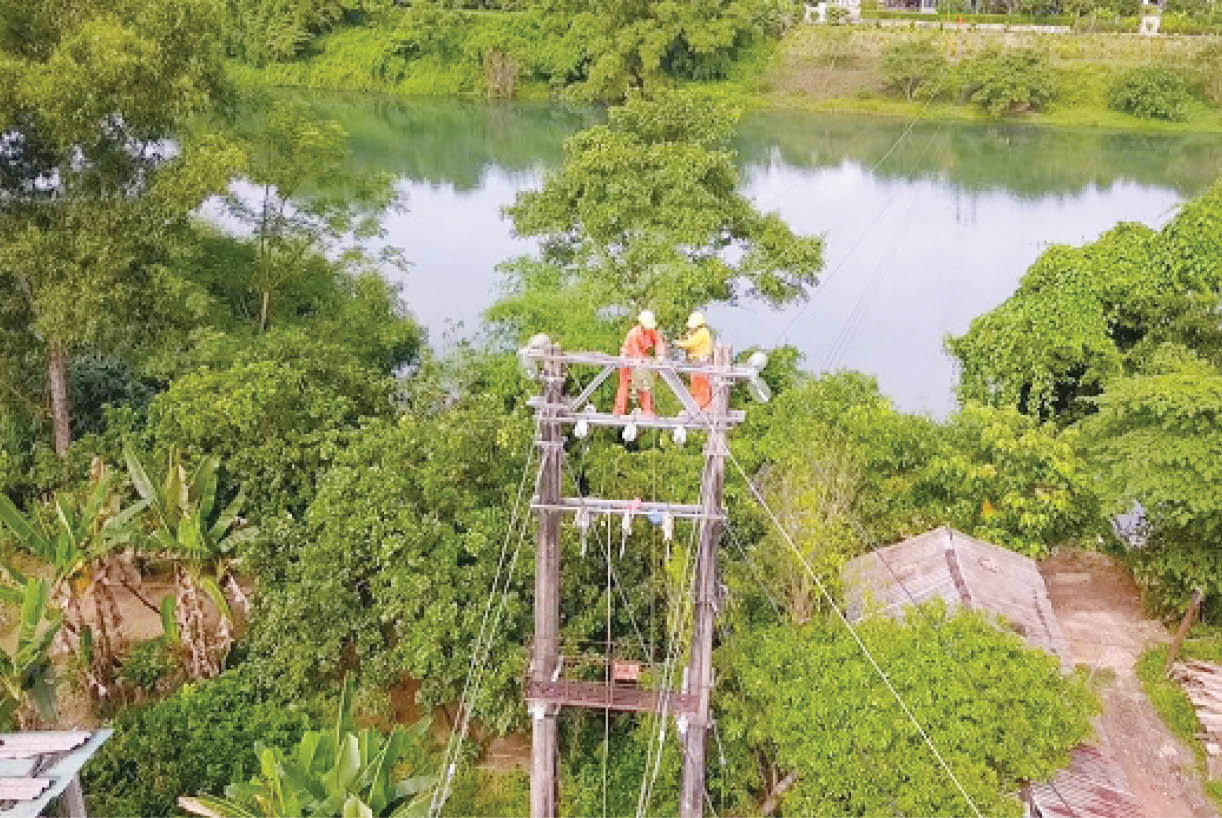 Cấp điện an toàn trong mùa mưa bão