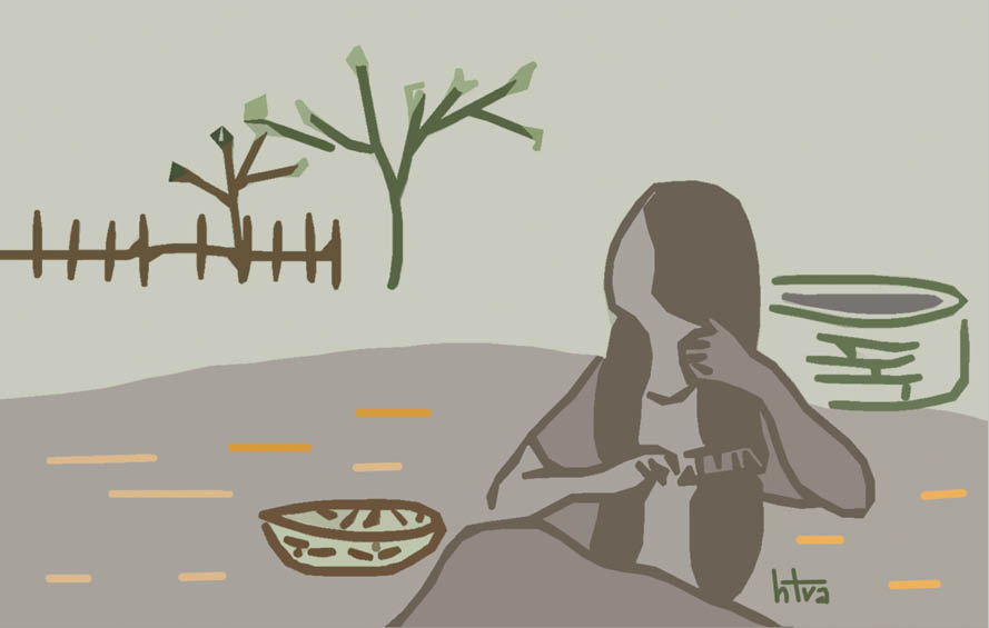 Thương hoài nắm lá vườn quê