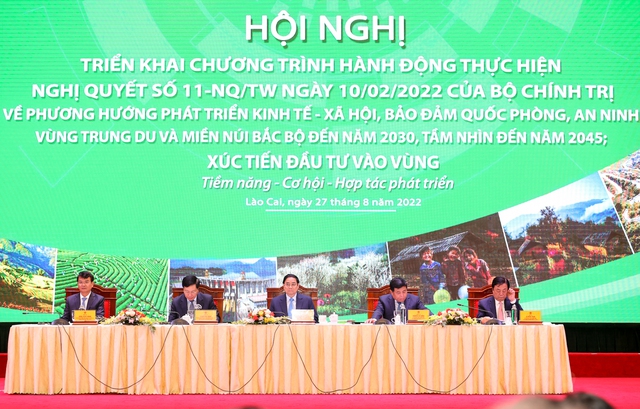 Triển khai chương trình hành động của Chính phủ thực hiện Nghị quyết của Bộ Chính trị về Vùng trung du và miền núi Bắc Bộ