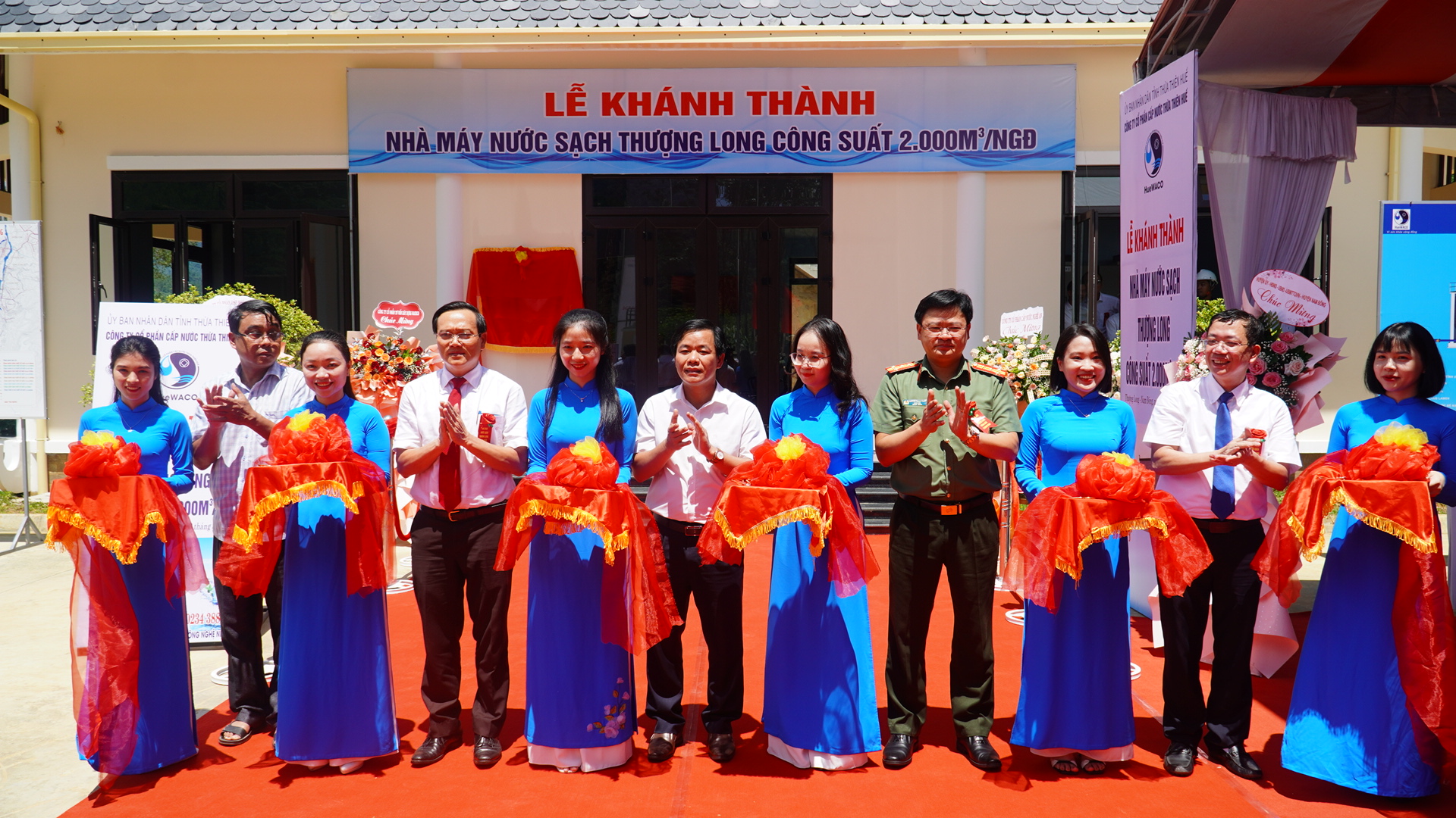 Khánh thành Nhà máy nước sạch Thượng Long