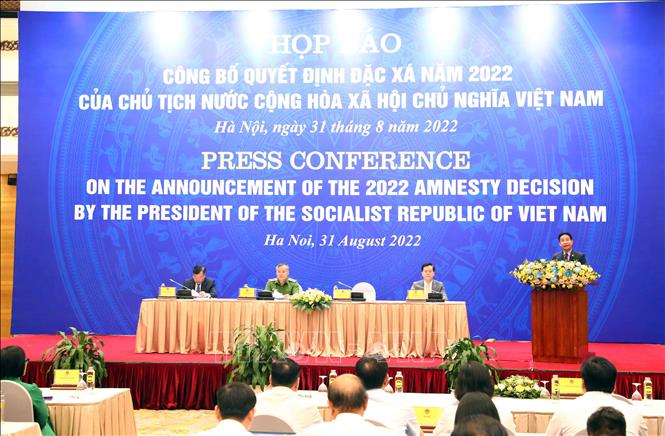 Công bố quyết định đặc xá năm 2022 của Chủ tịch nước