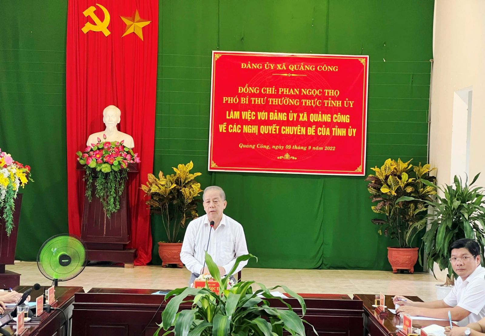 Quảng Công cần chọn khâu đột phá để phát triển