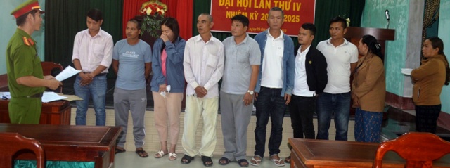 Khởi tố các đối tượng đánh bạc, trộm tài sản ở A Lưới